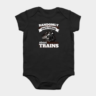 Railway Steam Engine Driver Railwaymen Baby Bodysuit